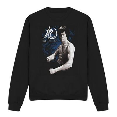 Bruce Lee Unisex Vuxen Stance Dragon Sweatshirt