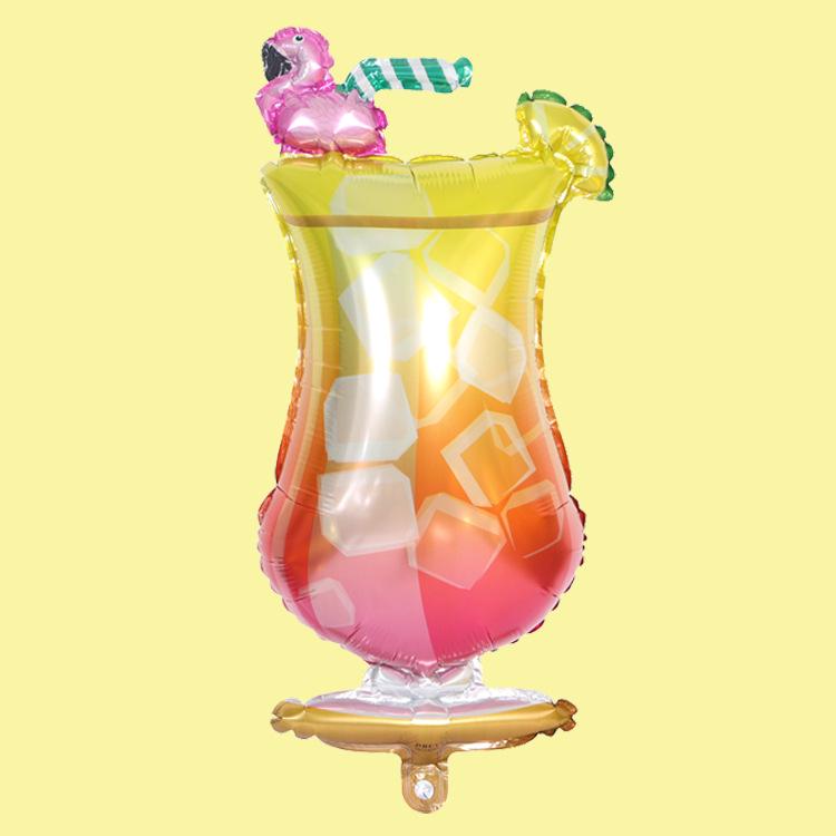 Champagne Glass Wine Bottle Foil Balloon - Wedding, Birthday, Graduation Party Decor