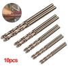 10pcs 1-5mm Drill Bit Set HSS M35 Cobalt Straight-shank Drill Round Shank For Opening Stainless Steel Iron Aluminum