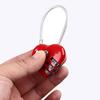 Suitcase Cute Digits Password Shaped Red Wedding Mini Digital Lock Lock Love Heart Lock Padlock