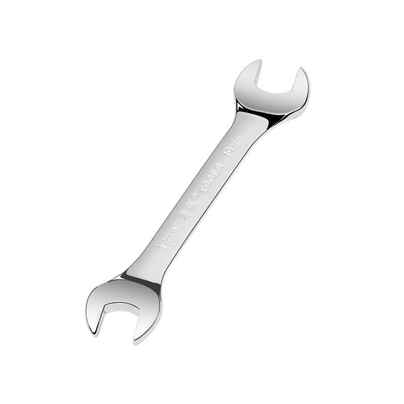 Ruwei Tools Double-Ended Mirror Finish Open-End Wrench, 8-10mm, Multi-Size