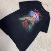 STRANGER THINGS Printed T-Shirt Black L Movie