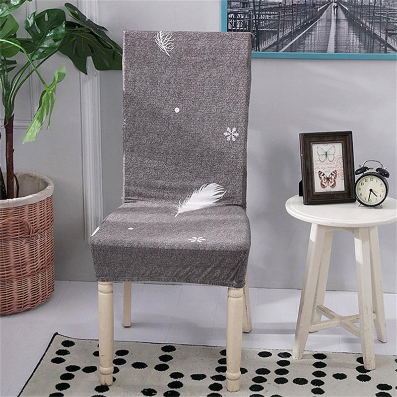 Elastic Dining Chair Cover Stretch Seat Slipcover Chair Covers For Wedding El Banquet Dining Room Office Anti-Dirty Removable