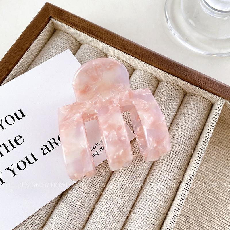 

Trendy Acetate Hair Clips In Fresh And Sweet Korean Style Ideal For Everyday Use Floral Pink