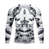 Custom Tattoo Men's Gym Compression Fitness Tshirt Masculine Sublimation Long Sleeve Rashguard BJJ Jiu Jitsu Boxing Jersey
