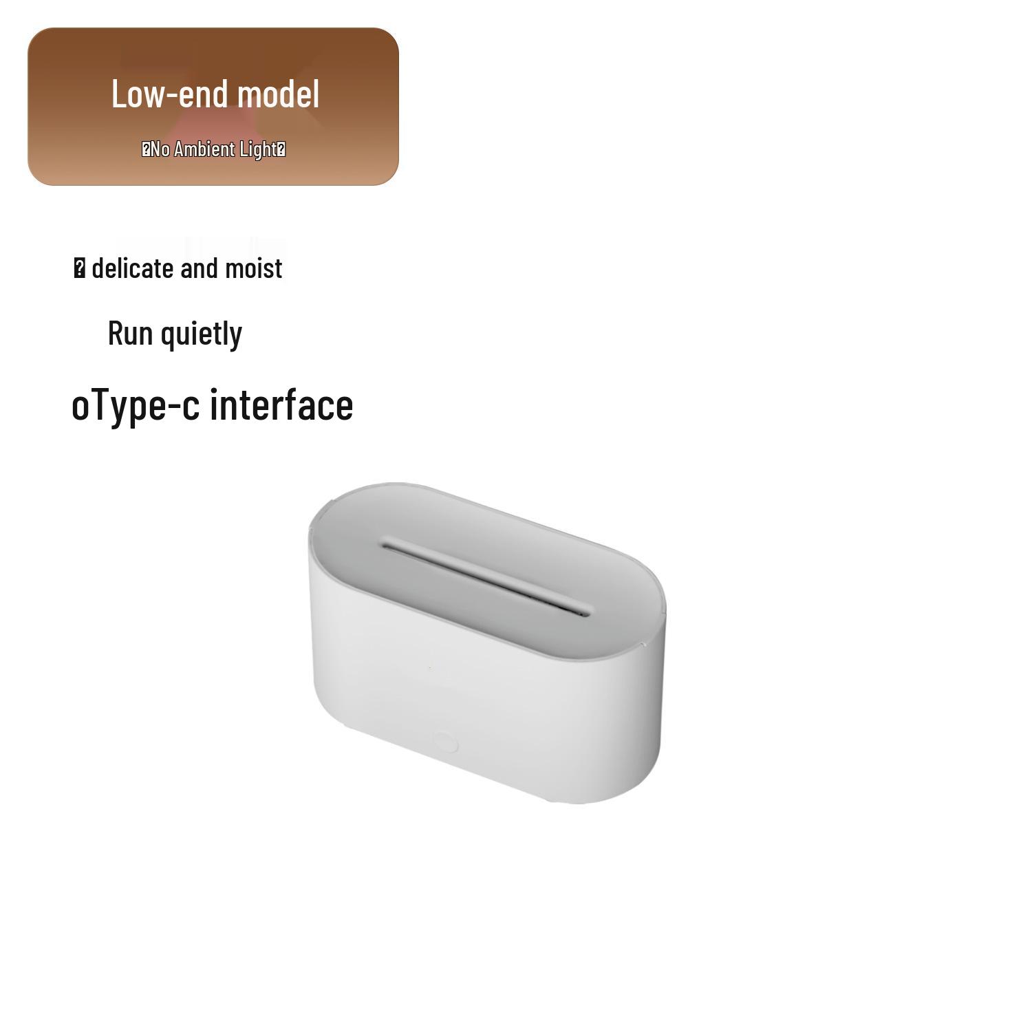 Бесшумный USB-аромадиффузор: Увлажнитель с эффектом пламени для дома, спальни или офиса