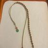 Hand-Woven Olive Pit & Dzi Bead Necklace with Adjustable Ethnic-Style Pendant Lanyard