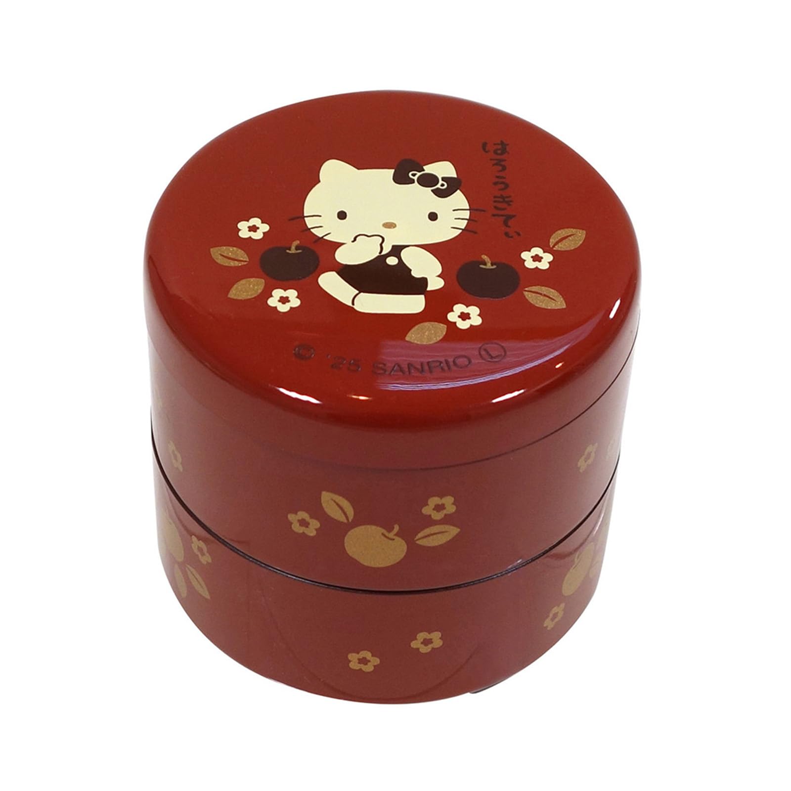 Sanrio Мини Джубако Хелло Китти Цветок Яблоко Сделано в 364340 Коробка «Хелло Китти», прибл.. 7см, Дизайн, Красный, Япония,