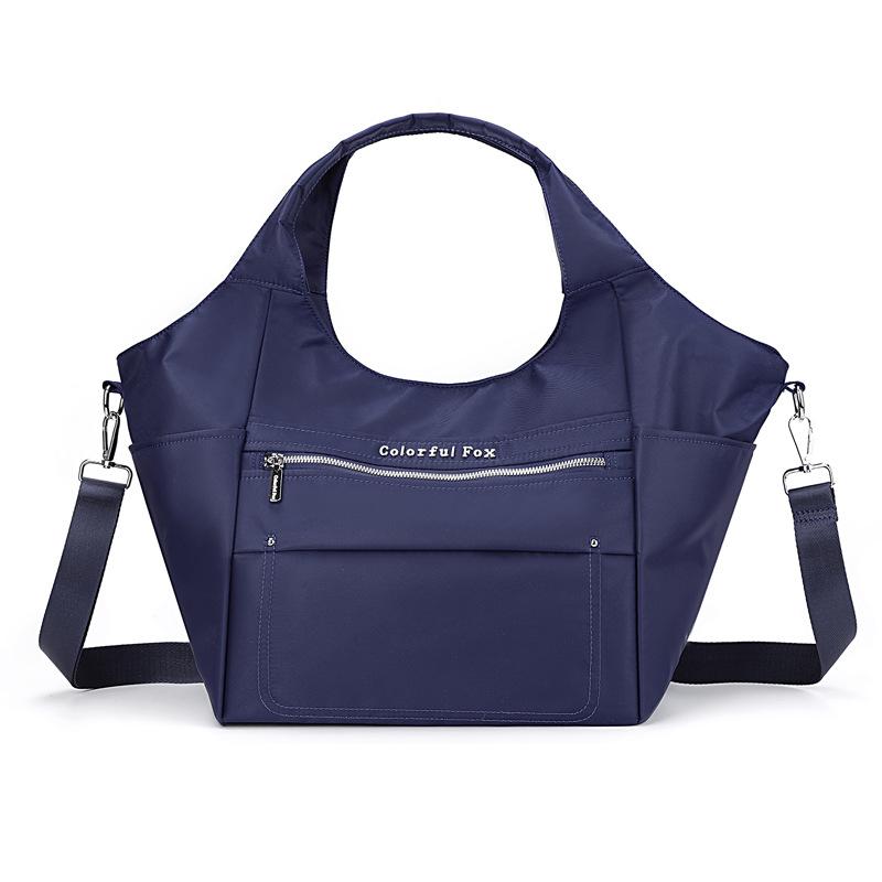 Large capacity tote bag women's fashion commuter shoulder bag casual versatile anti-splashing messenger bag