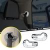 For 2019-2024 Dodge RAM 1500 ABS Chrome Interior Rear Seat Belt Cover Trim 2PCS