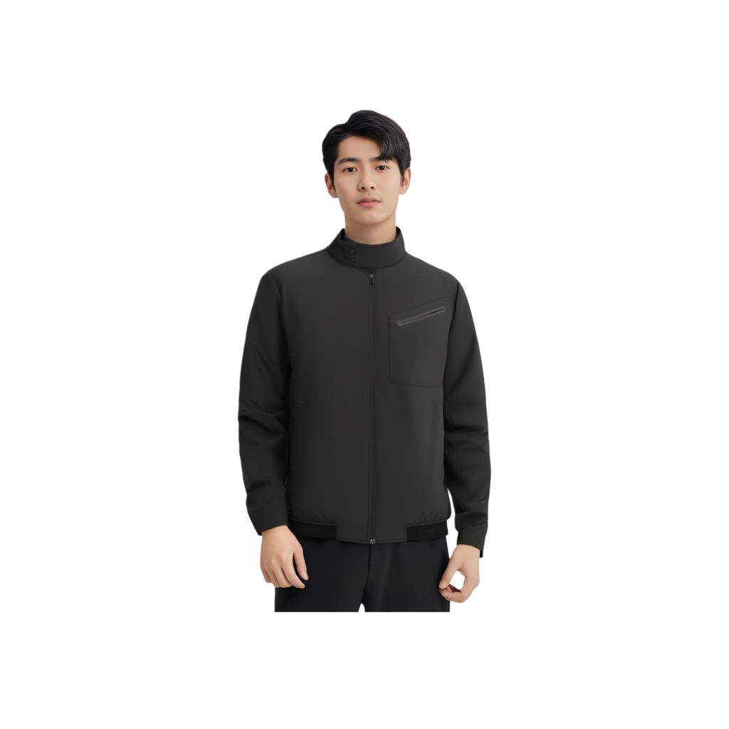 Skechers Sport Lifestyle Serie Freizeit Wasserdicht UV-Schutz Langarm Jacke Herren Jacken Tief-Nacht-Schwarz L225M015-03B6