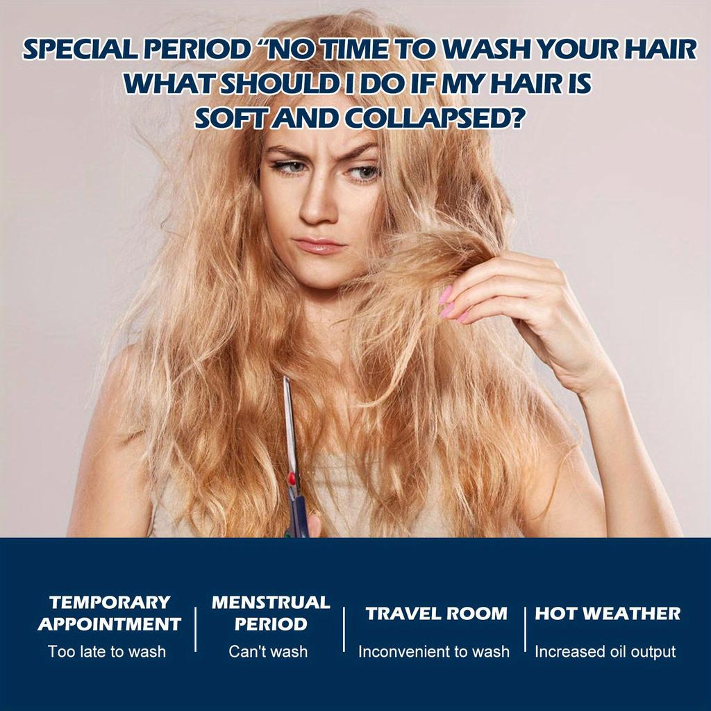 Dry Shampoo Powder Hair Volumizing Powder Refreshing Air-Feeling Powder Lightweight Texture Hair Styling Tool
