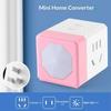 Portable Cube Power Socket With Usb Charging Ports Multiple Ac Outlets For Home Office Travel Business Trips
