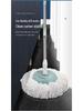Thickened Rotary Mop Bucket with Auto Wringing, Cotton Mop Pad, Wet/Dry Dual Use for Quick Household Cleaning