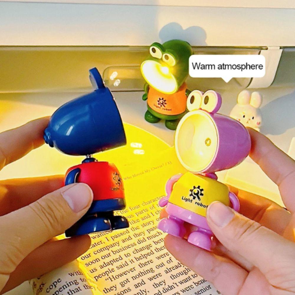 Mini LED Miniature Desk Lamp Foldable Design Night Light Boy Toy Desk Lamps  Children's Birthday