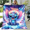 1pc Stitch Printing Blanket Soft, All Season Throw for Office Blanket, Personalized Gift with Adorable Cartoon Design