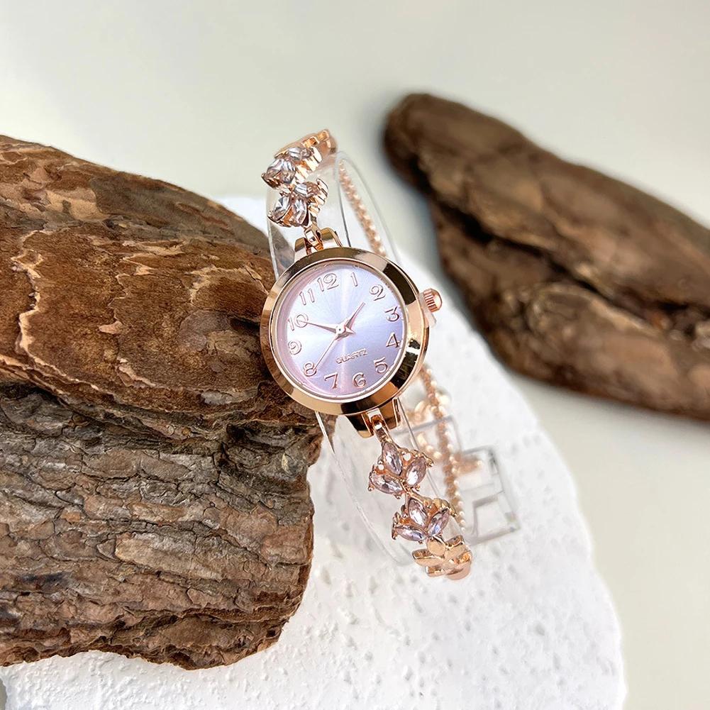 Elegantes Luxus Strass Armband Quarz Uhr Für Damen Reloj Mujer Mädchen Uhr Geschenk Stilvolle Damen Armbanduhr