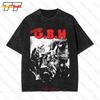 Geladenes Gbh Live Photo Lizenziertes Rock N Roll Musikband Vintage Übergroßes T-Shirt KXJ2