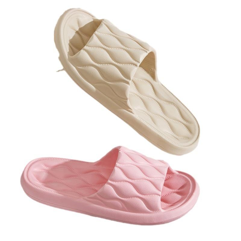 Slippers Women's Home Couple Hotel Bathroom Non-slip Thick Bottom Massage Indoor Summer Cool Slippers Men