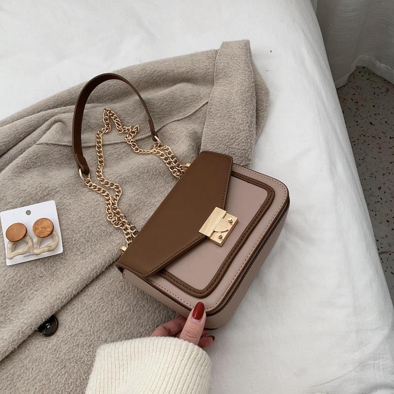 

Сумка Женская Сумка-мессенджер Женская Сумка Новая Наплечная Сумка Женская Маленькая Сумка Универсальная Маленькая Квадратная Сумка темно-коричневого