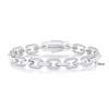 A Copper Inlaid Zircon Tennis Bracelet 9mm Cuban Bracelet Heavy Industry Design Viral Trends