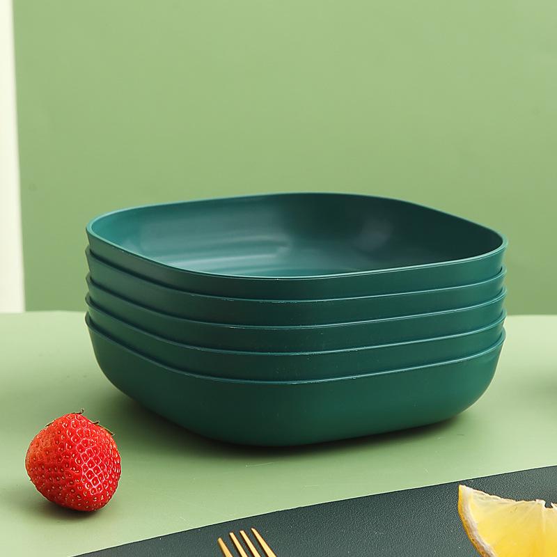 Japanese-Style Creative Plastic Bone Dish with Base