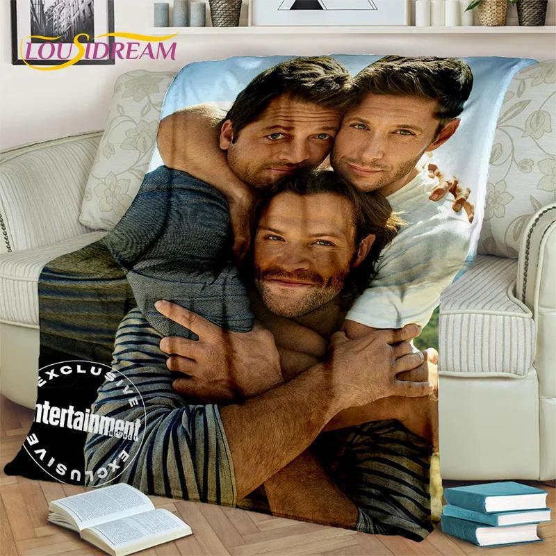 Supernatural Serie 3D Decke, Flanell Überwurfdecke für Zuhause Schlafzimmer Bett Sofa Wohnzimmer Picknick Büro Wandern Freizeit Nickerchen Geschenk