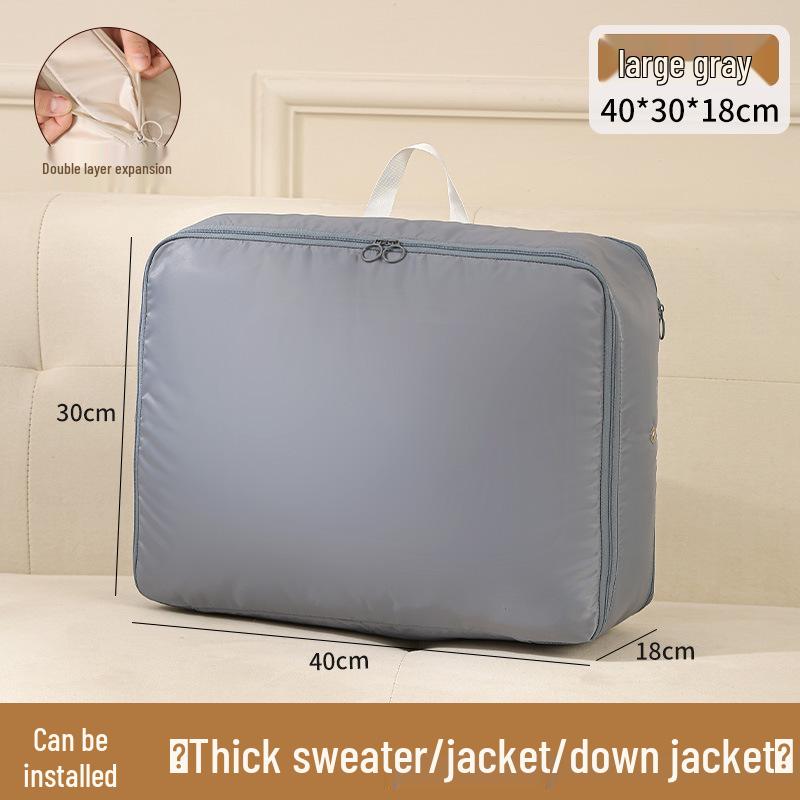 Compact Wardrobe Storage Bag for Jackets & Quilts