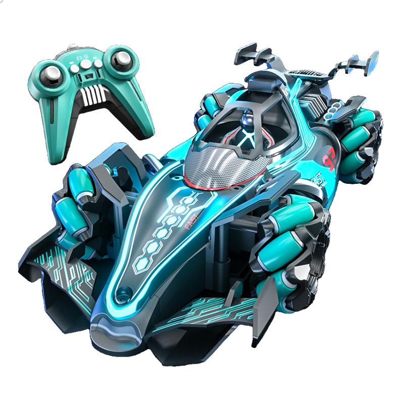 4WD RC F1 Formula Stunt Car Gesture Sensing Spray Drift Rechargeable FCC Certified Children Electric Toy