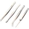 FEITA Professional Craft Tweezers Stainless Steel Precision Tweezer Set for Hobby, Electronics, Model Making, Jewelry Picking Tool - 4 Pieces