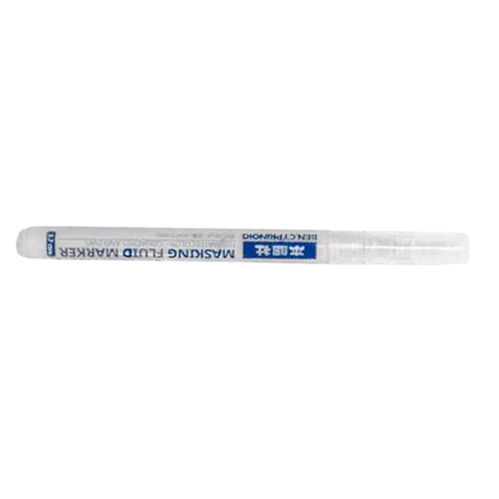 White/Blue Watercolor Masking Fluid Mark Pen 0.7/3mm Masking Fluid Marker Art Supplies Perfect for Artists Students