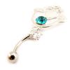 Les Trésors De Lily [L4540] - Turquoise 'Fatma' Body Piercing