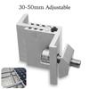 4Pcs Aluminum Solar Panel Clamps Medium Pressure Solar Rail End Clamps  Photovoltaic Support