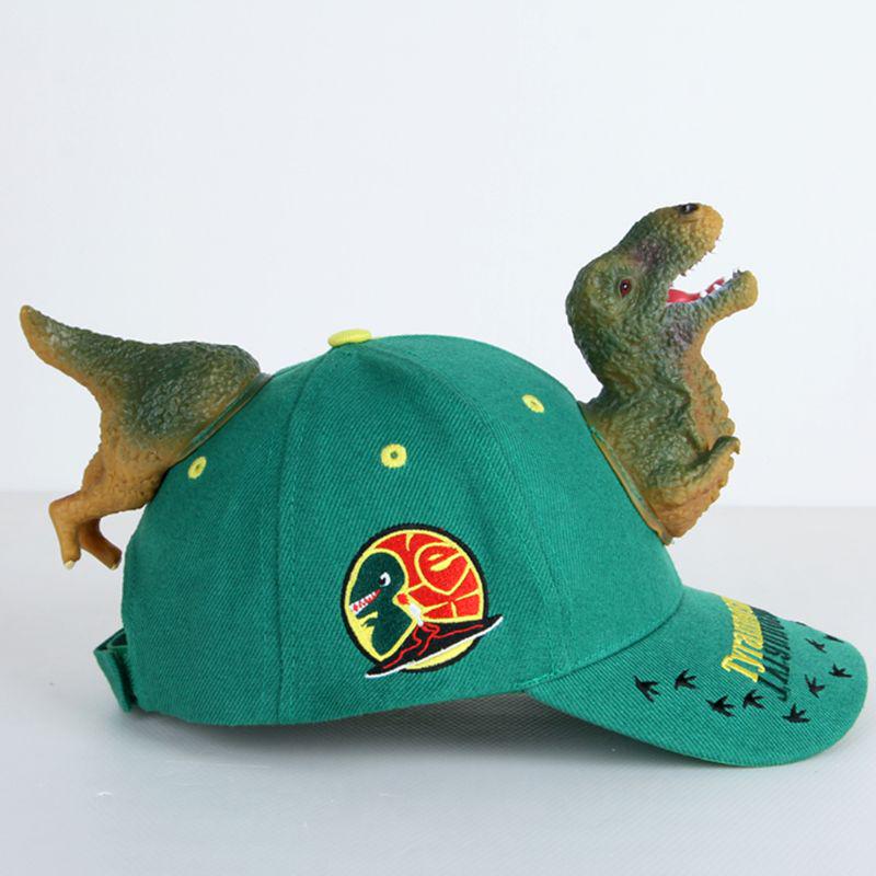 Adult Children 3D Cartoon Fierce Dinosaur Cotton Baseball Funny for Sun for Protection Casual Sports Adjustable for Snapback