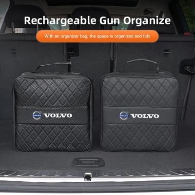 Bolsa de Almacenamiento para Pistola de Carga de Coche Organizador de Pistola Cargador Eléctrico Para XC90 V90 V60 XC60 V40 EC40 EX40 S80 S60 S90 C40 XC40 V70 X