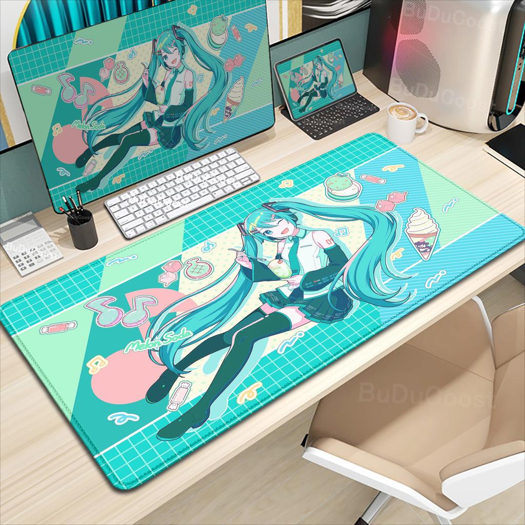 Kawaii Anime Girl Deskmat Project Sekai Birthday Character PJSK Mouse Pad Gaming XXL Antislip Mousepad Keyboard Rubber Rug