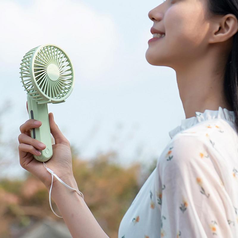 Mini Portable Fan 3-Gear Adjustable Handheld Multi-Mode Fan Strong Wind Desk Fans Foldable And Portable For Travel Offices Home