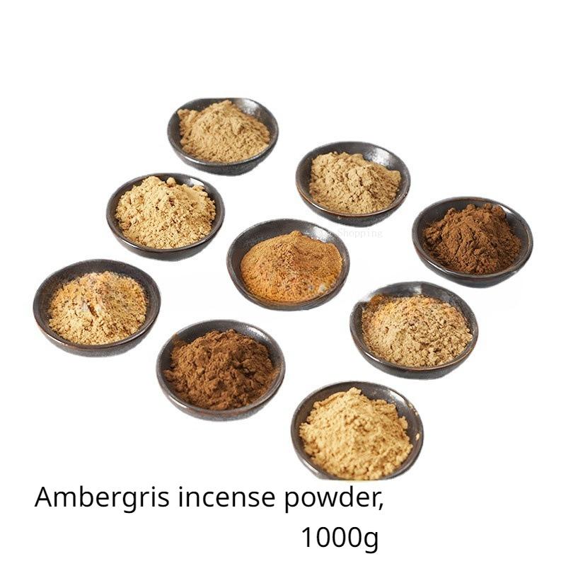 1000g Natural Incense Powder Goose Pear Osmanthus Jasmine Sandalwood Agilawood Home Tea Room Incense Seal Make Fragrant Material
