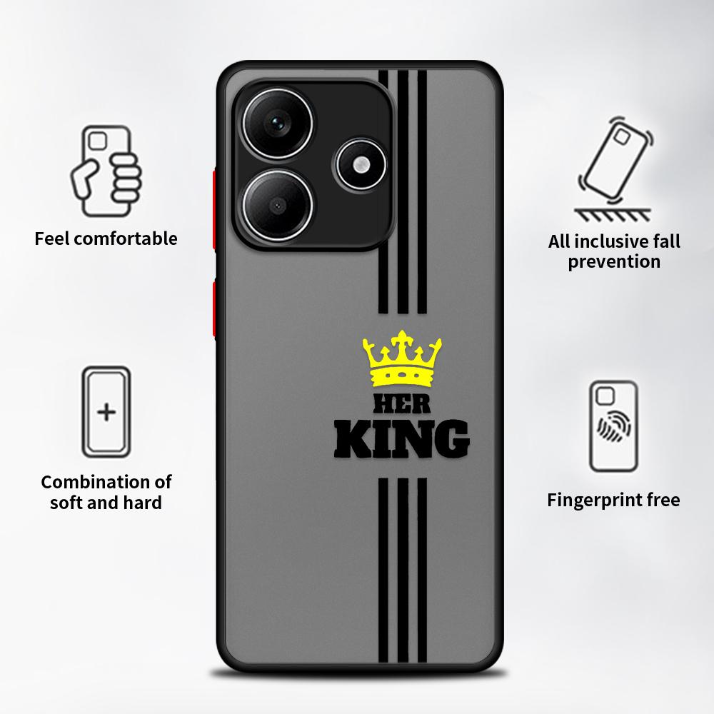 The Queen's Crown Phone Case for Xiaomi Redmi 9A 10C K40 Pro A1 9C 9 10 12C A2 9T Shockproof Cover