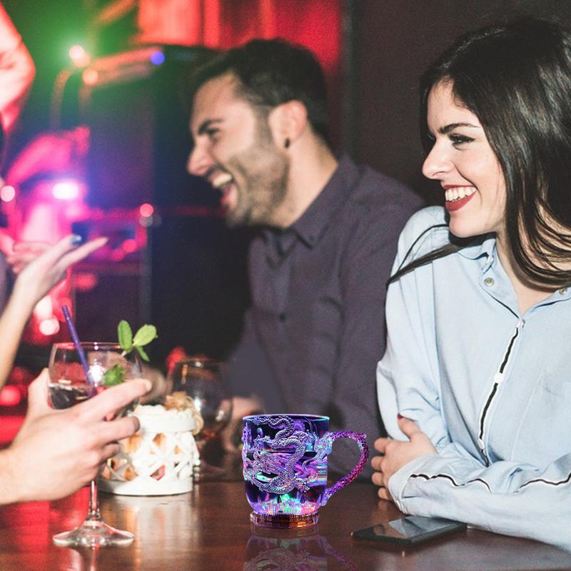 

LED Cups Water Activated Wine Glass Fun Color Changing Acrylic Drinking Glasses For Party Easter Halloween Wine Home Bar Wedding other
