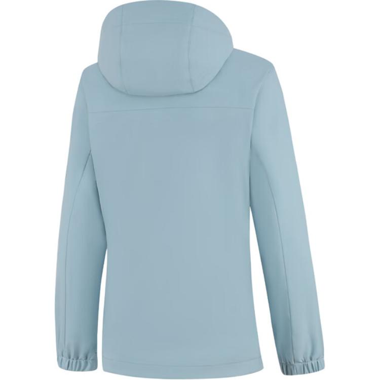 Li-Ning Solid Color Zipper Hooded Breathable Versatile Sports Jacket Women jackets Fish-Eye-Green AFDUA20-5