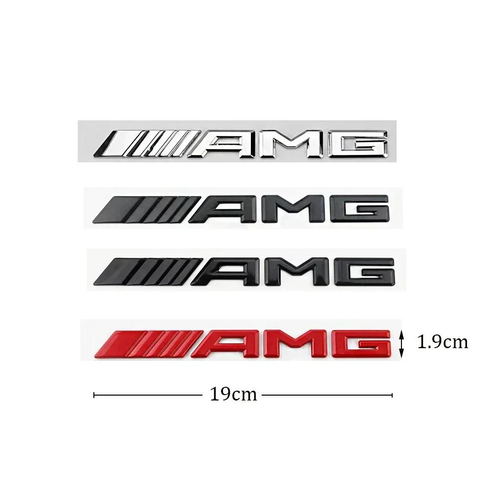 Car Sticker 3D ABS Car Rear Trunk Badge Decal Letters Sticker For Mercedes Benz AMG A B C E G CLA C63 C63S E53 GT SLK W176 W205