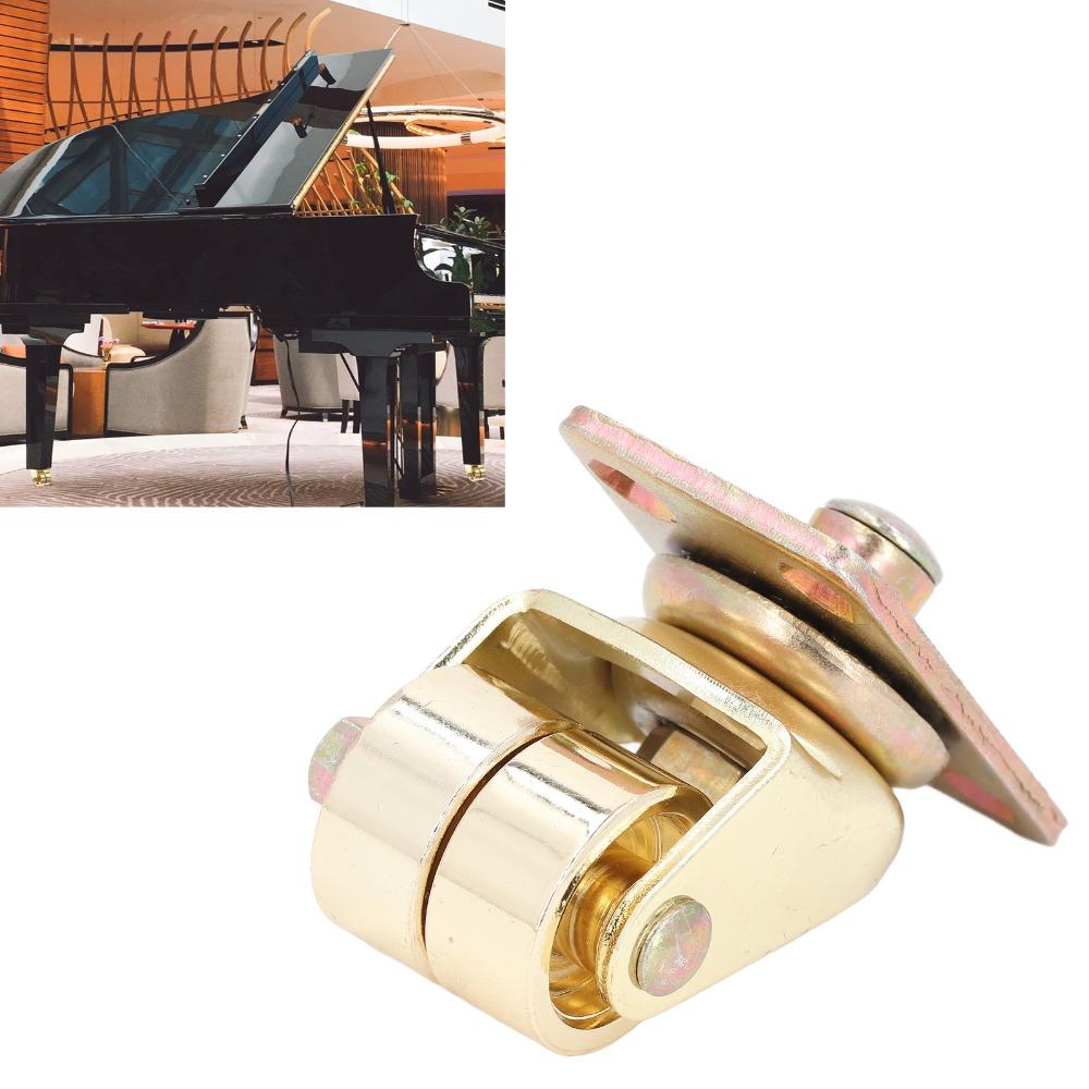 gold color Upright Piano Caster Iron Metal Trundle Caster Wheel Piano Wheels  Musical Instrument