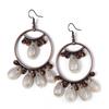 High-End Ethnic Shell Tassel Earrings: Retro Niche, Versatile Design, Elegant Heavy Work Ear Studs for Women