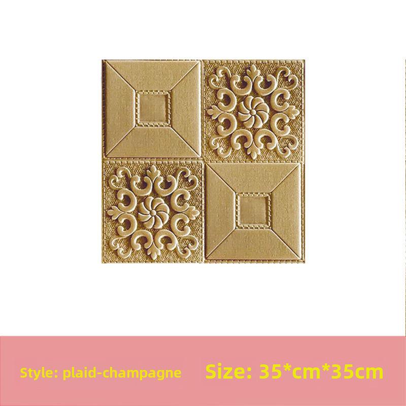 3D XPE Foam Self-Adhesive Brick Wall Stickers, 30x30cm, Small Size