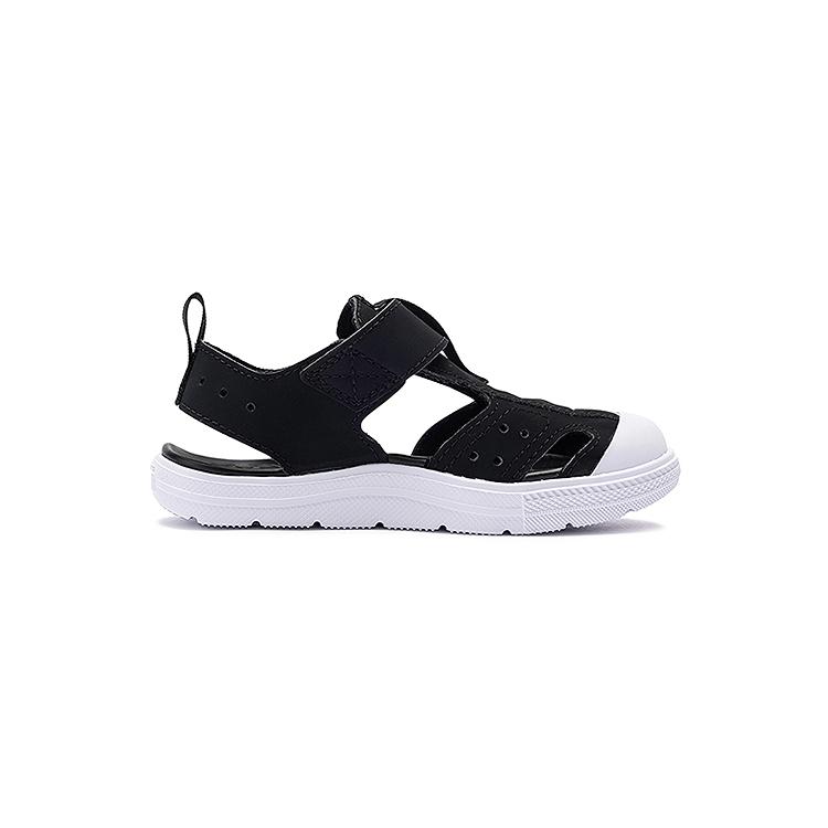 Converse Chuck Taylor Utility Sandal EasyOn PS Black White Kids Sneakers A12153C