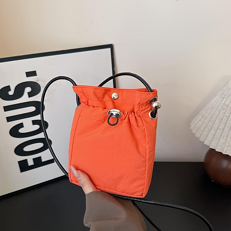 Versatile Retro Mini Crossbody Bag for Women, Casual Solid Color Phone Pouch, Multi-use As Shoulder Bag & Coin Purse