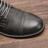 Men's Classical Spring Leather Ankle Boots  New Fashion Comfortable Men Boots