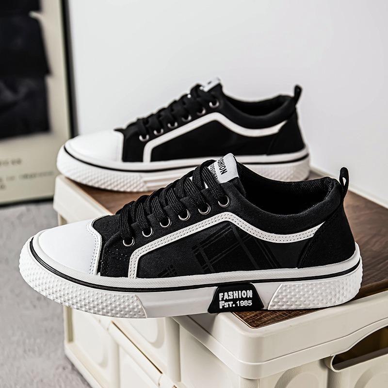 Pantofi Bărbați Clasici Pantofi Pânză Joasă Respirabili Pantofi Casual Tineri Studenți Pantofi Skateboard Adidași Antiderapanți pentru Bărbați Mărime Mare