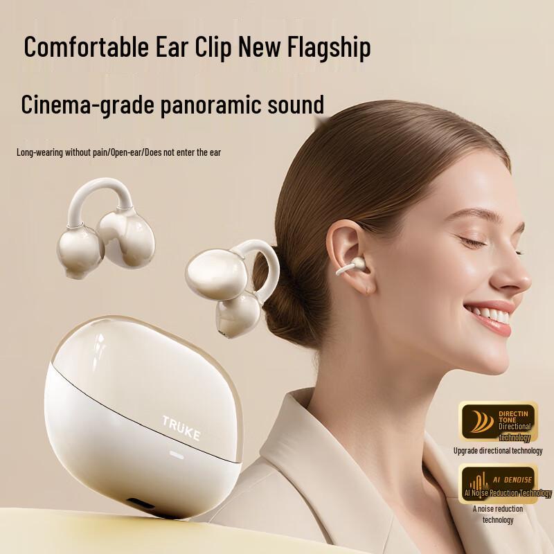 Chongke Open-Ear Clip Bluetooth Headphones for Sports